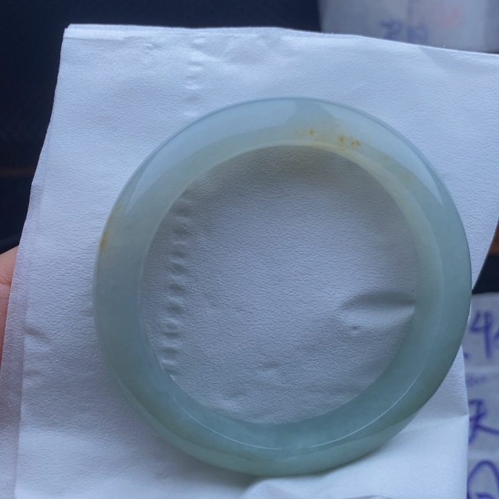 定制翡翠未镶嵌天然翡翠手镯55