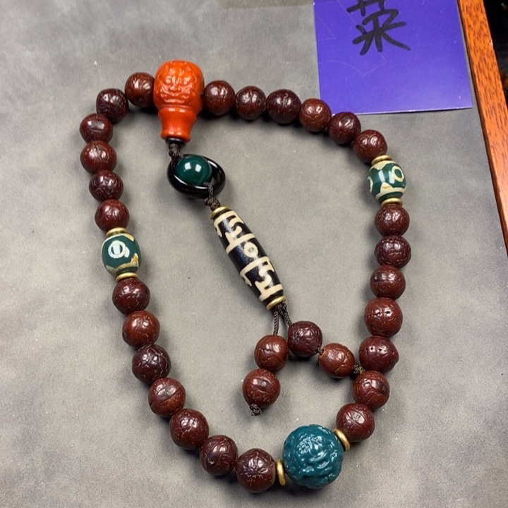 凤眼菩提吊坠凤眼