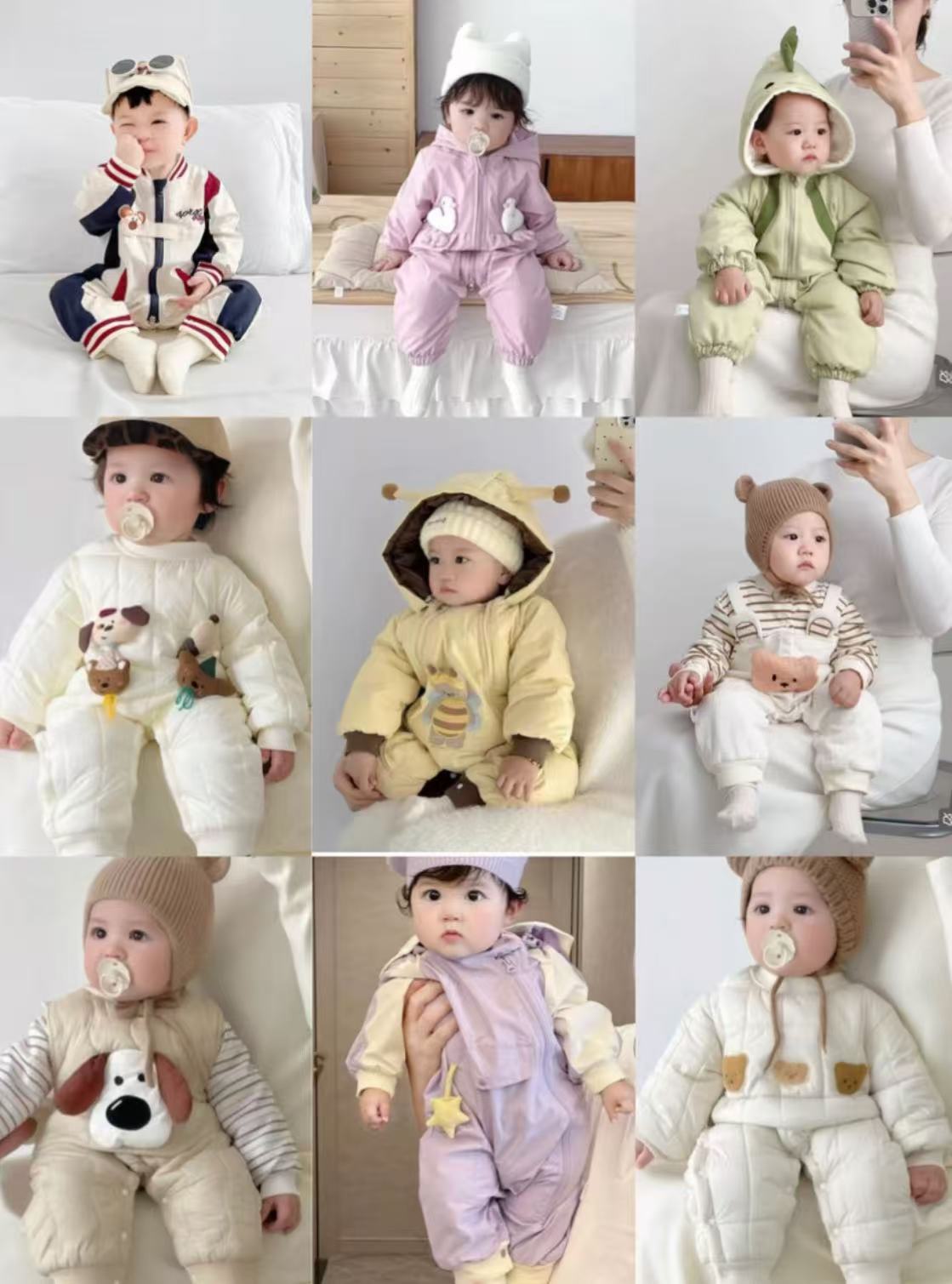 【301-399双十二钜惠来袭冬款】婴幼儿宝宝直播间组合秋冬款链接