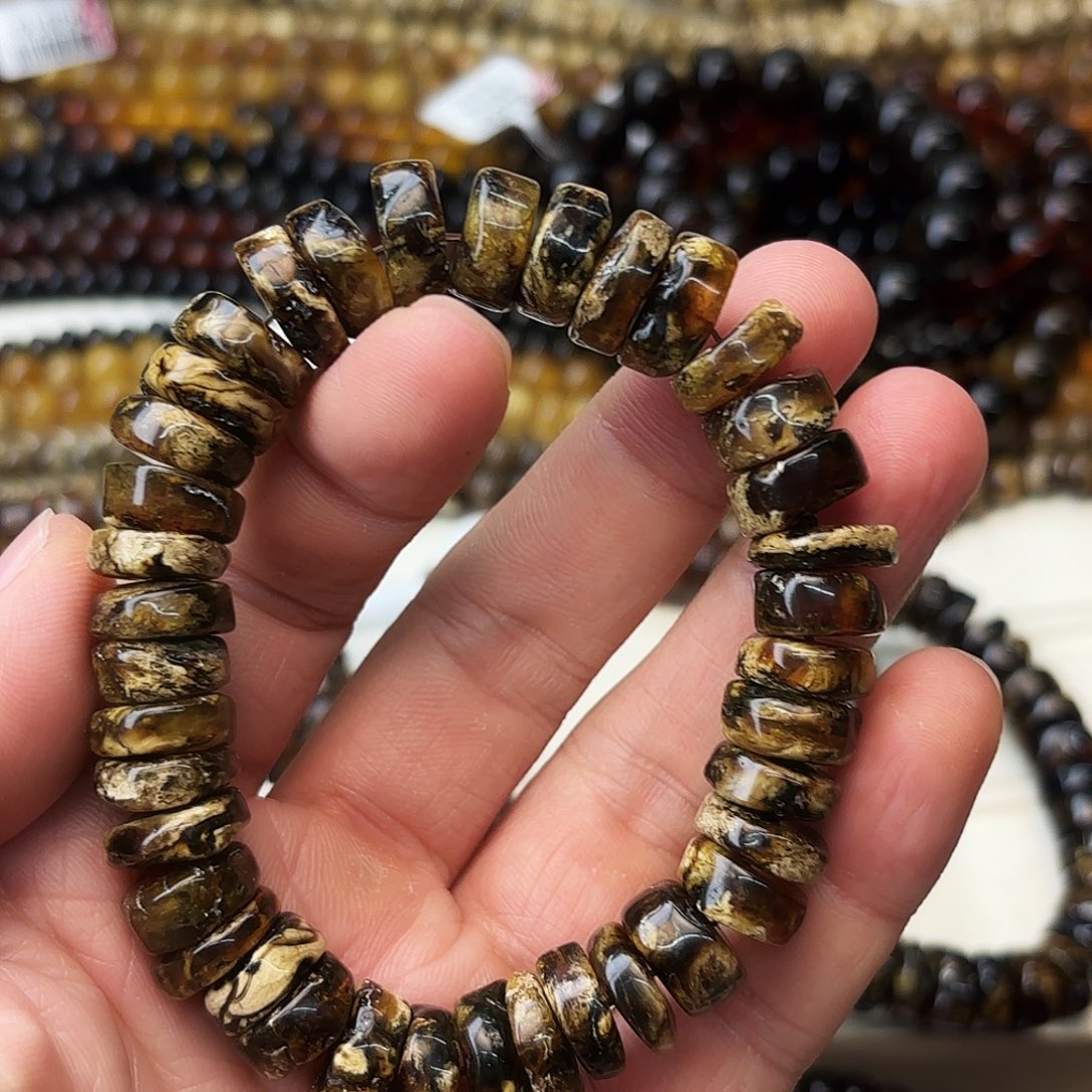 心***水琥珀未镶嵌裸石大