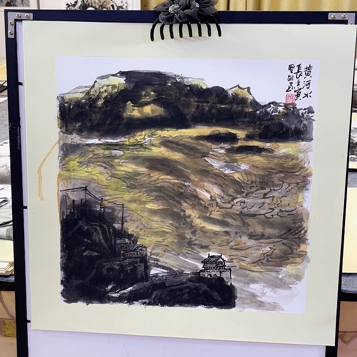 国画张圣敏先生纯手绘作品