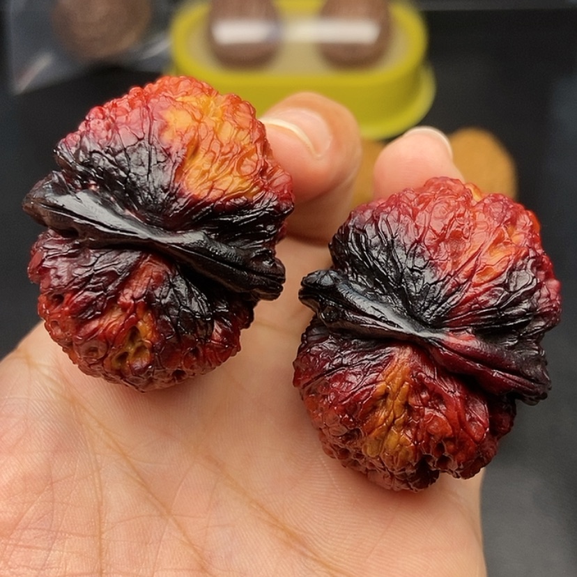 【闪购商品】把件文玩核桃40尺铁狮子头