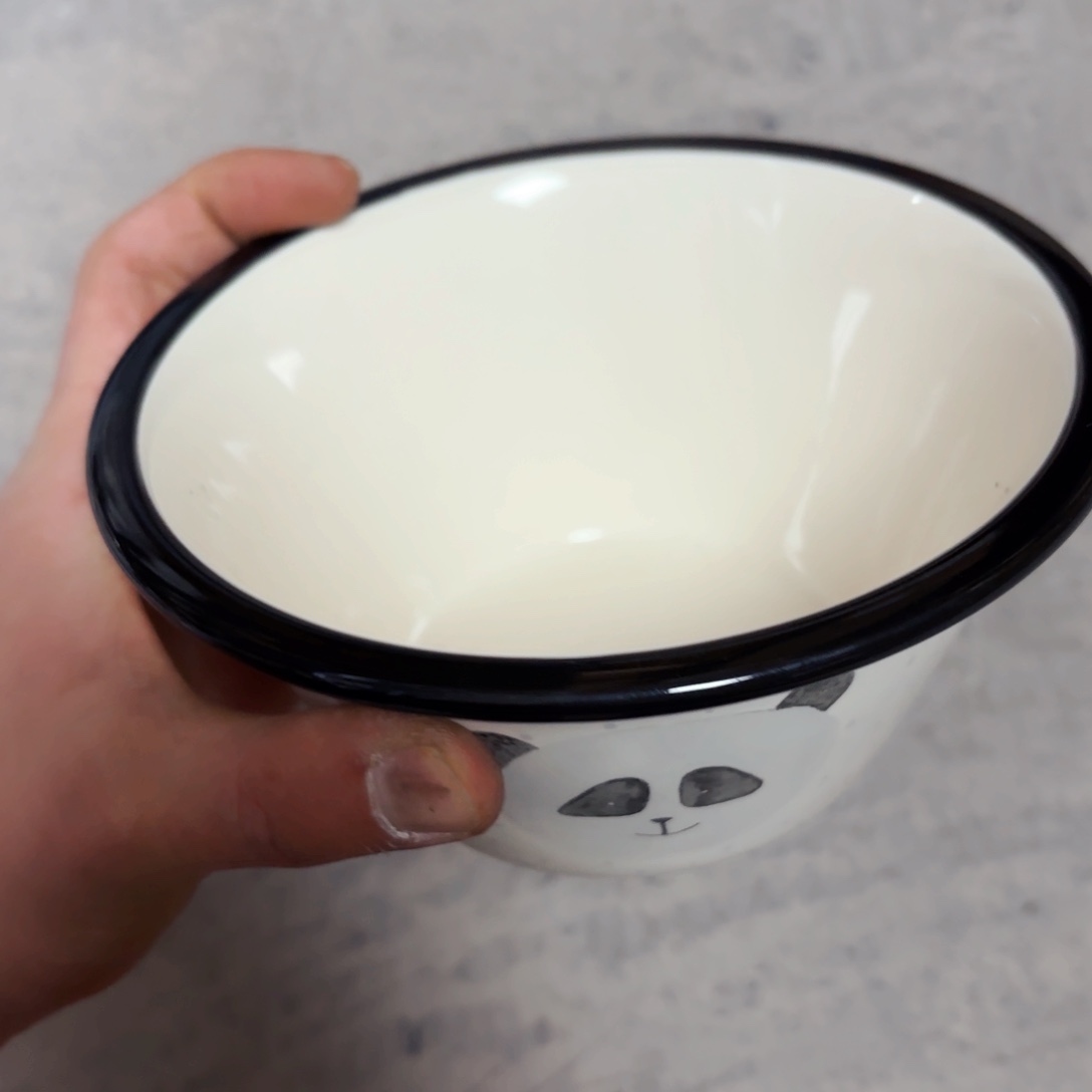 白瓷微瑕六寸汤碗