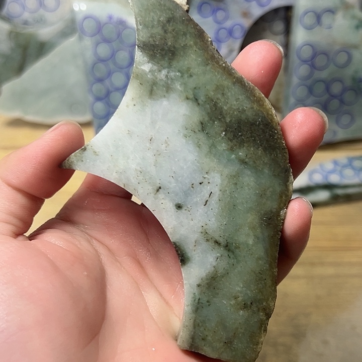 翡翠颈饰未镶嵌纯天然缅甸翡翠