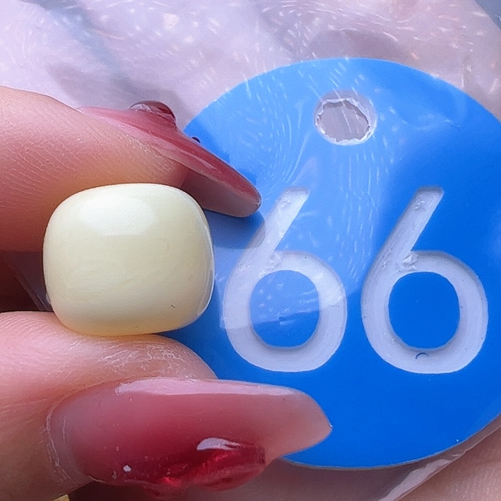 蜜蜡裸石未镶嵌12mm 白蜡 老型