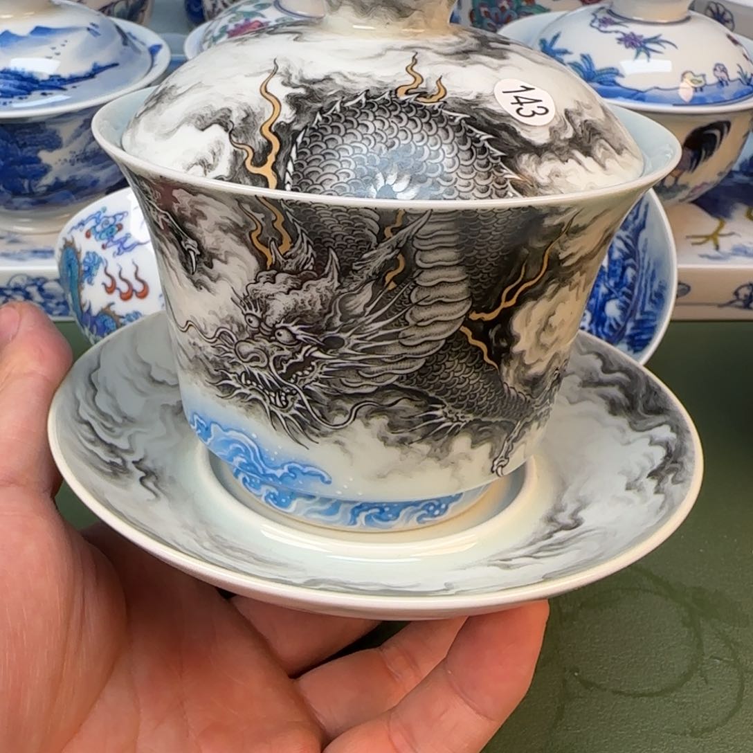 杨*皓彦祖纯手工手绘茶具143