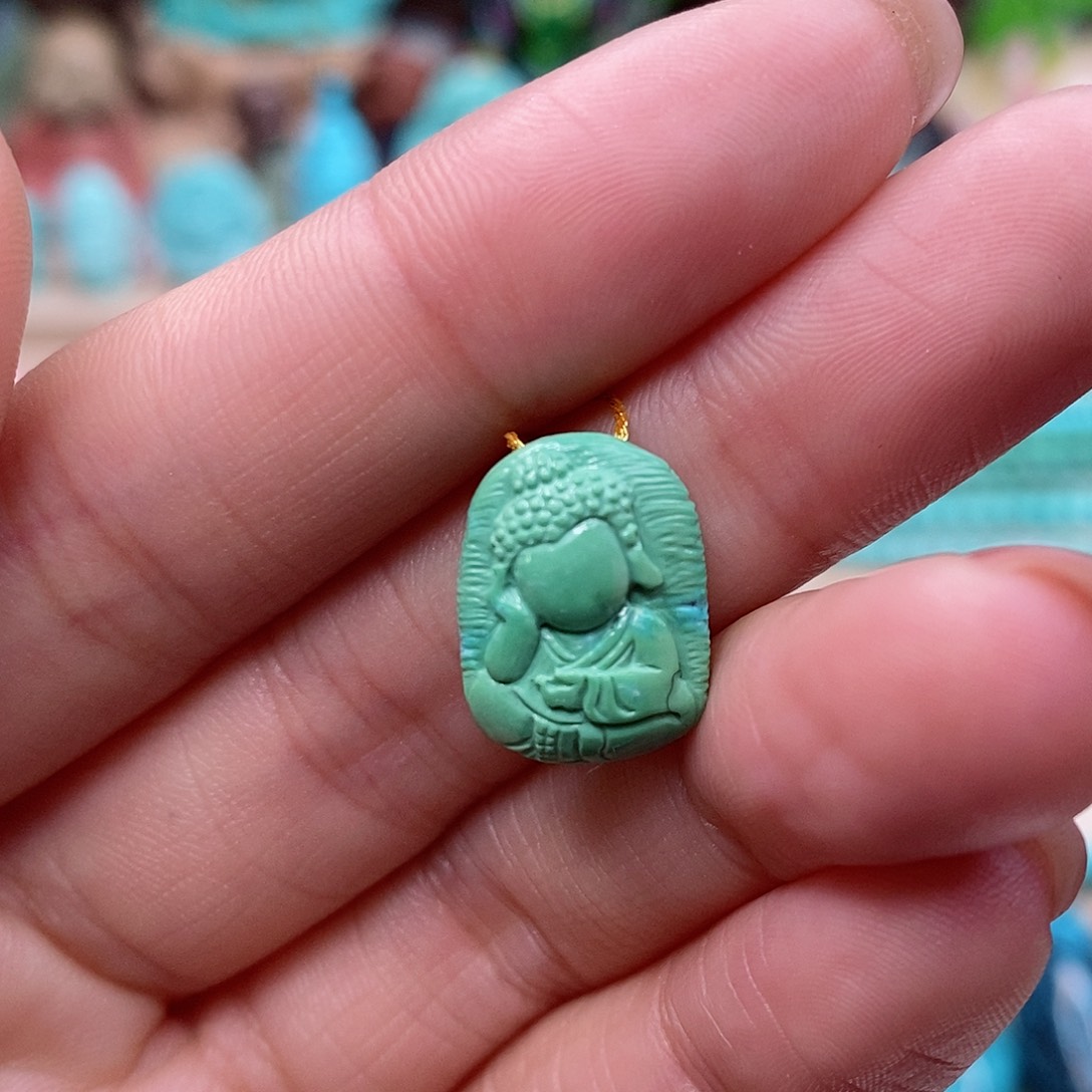 绿松石珠宝奇石未镶嵌