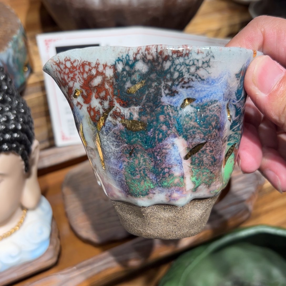 复古风格老陶泥系列茶盘茶具摆件东**斑