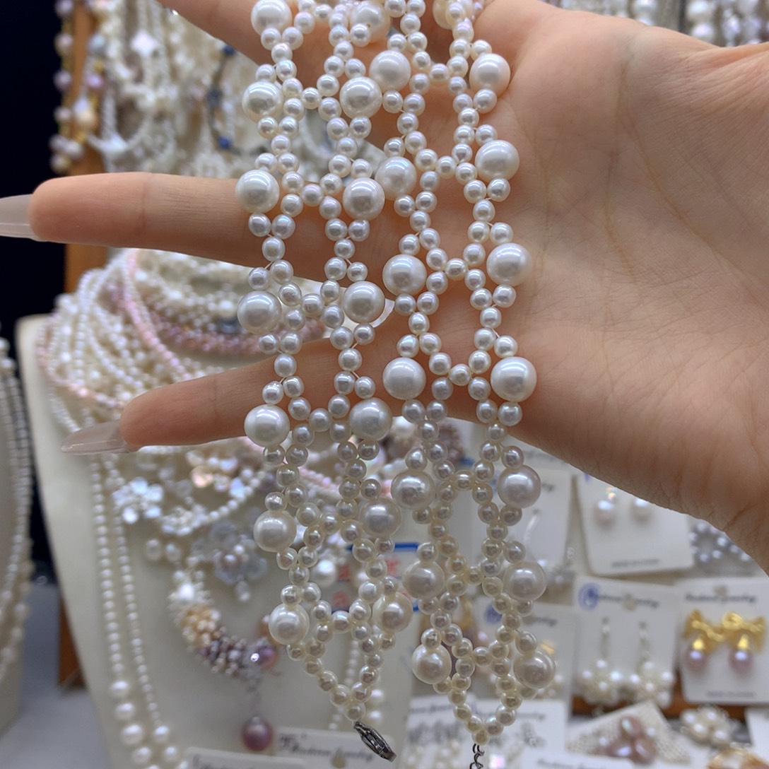 宝***雯银S925镶嵌淡水珍珠手链