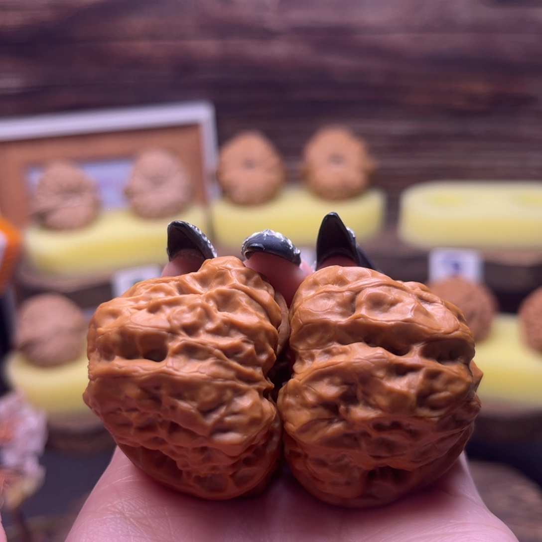 文玩核桃吊坠蛤蟆头闪78