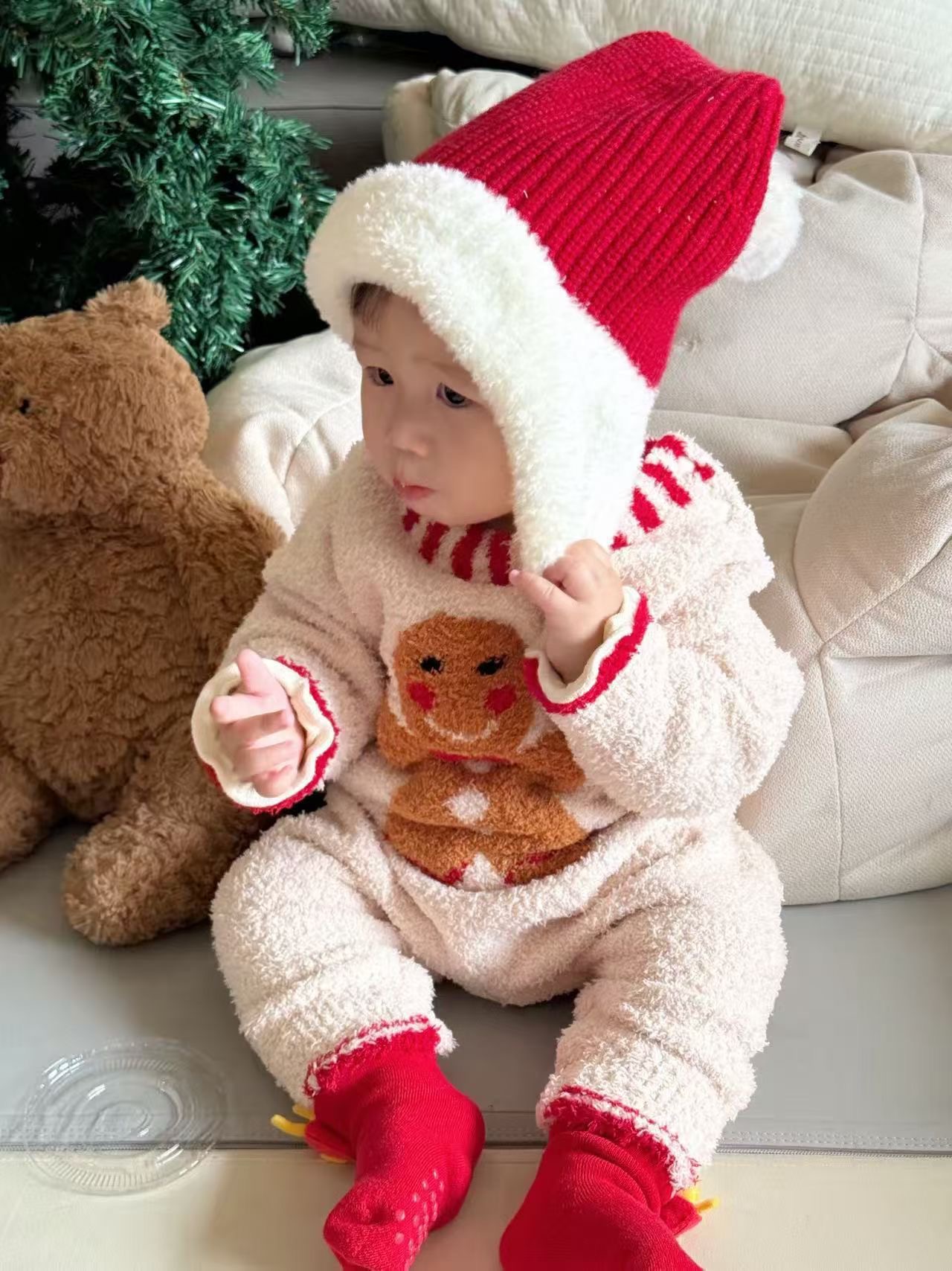 海棠花针织亲子毛衣