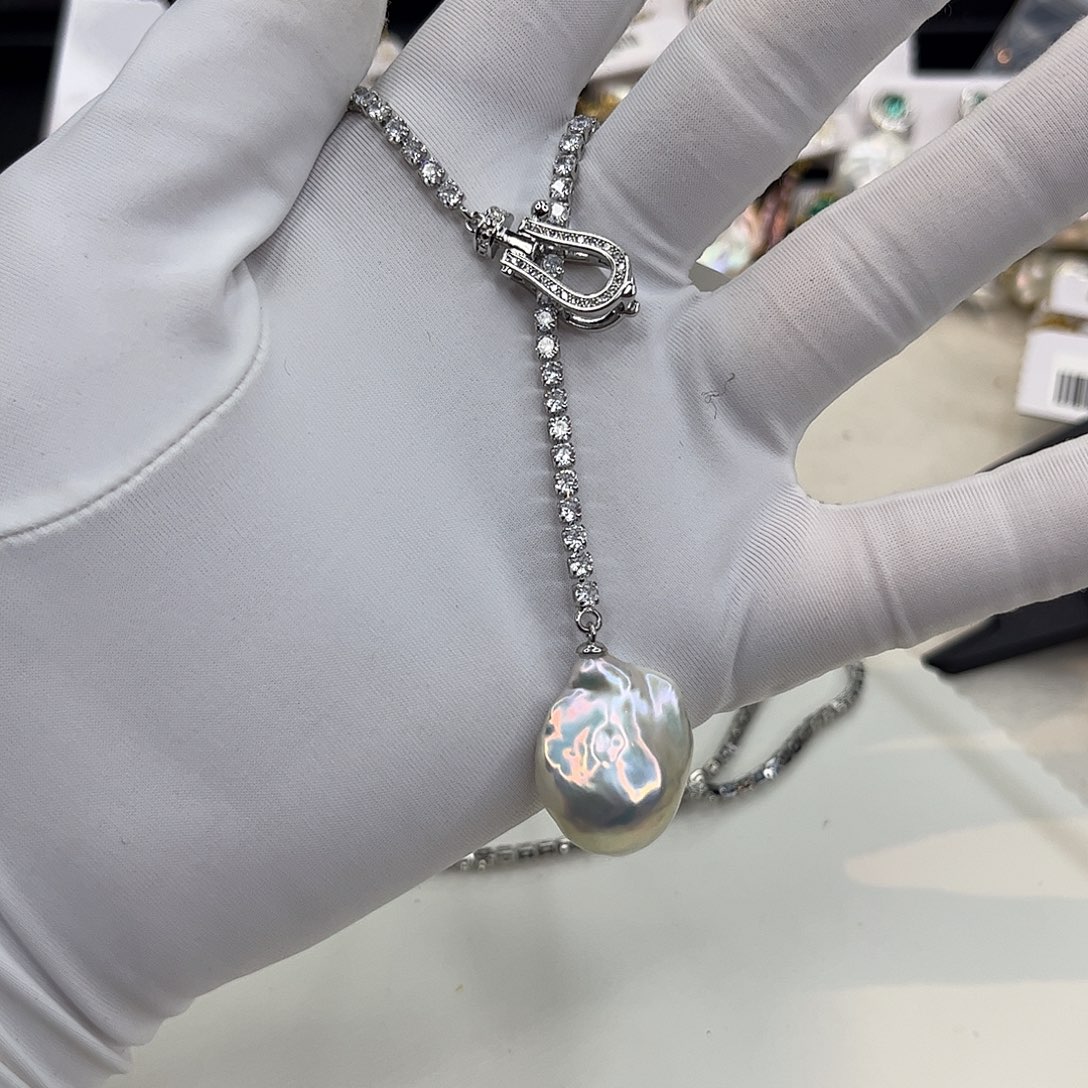 耳饰淡水珍珠合金