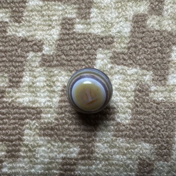 条纹缠丝玛瑙带眼圆珠