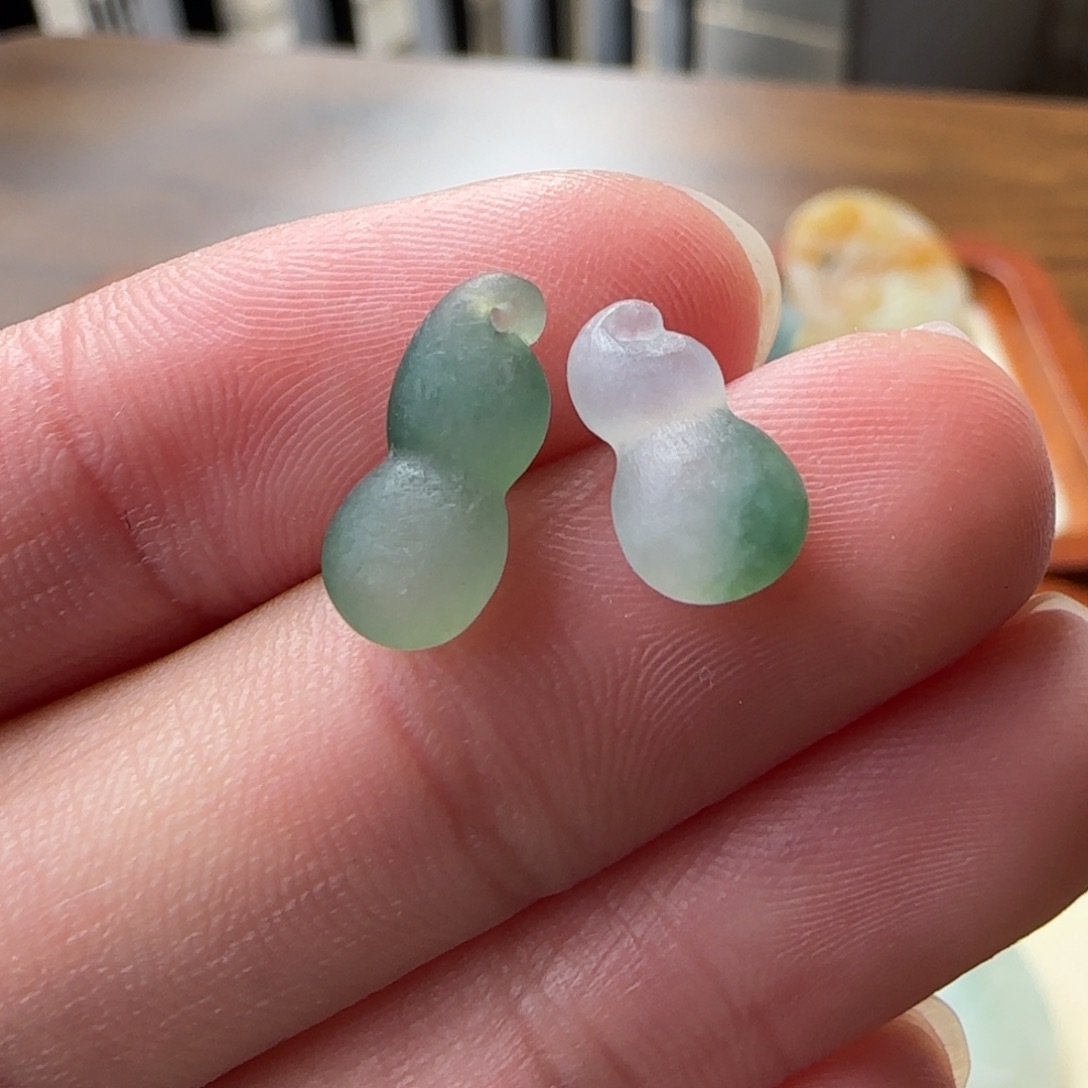 定制翡翠未镶嵌葫芦