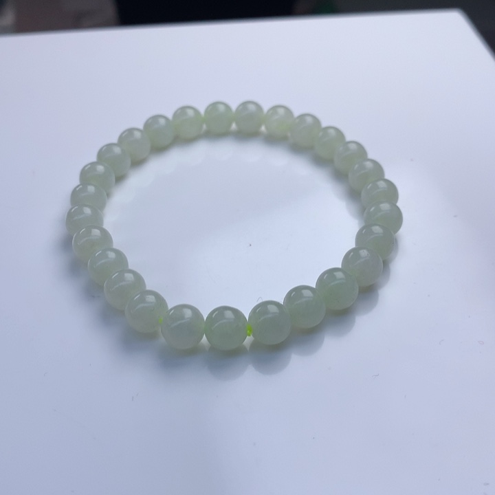 翡翠手串未镶嵌7mm！