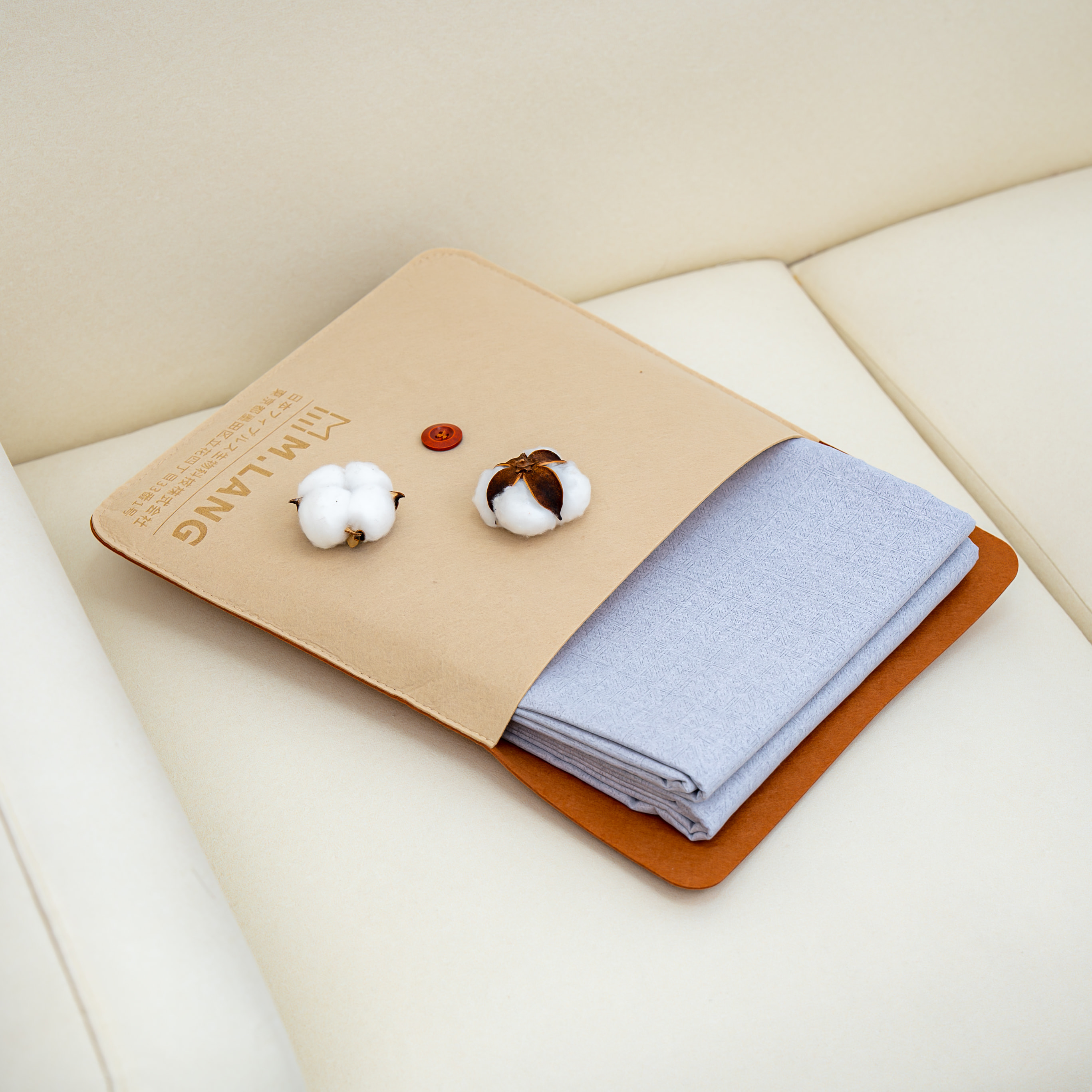 【京かわ会社】 巴基斯坦原棉床单230*250 诗意山水 原色