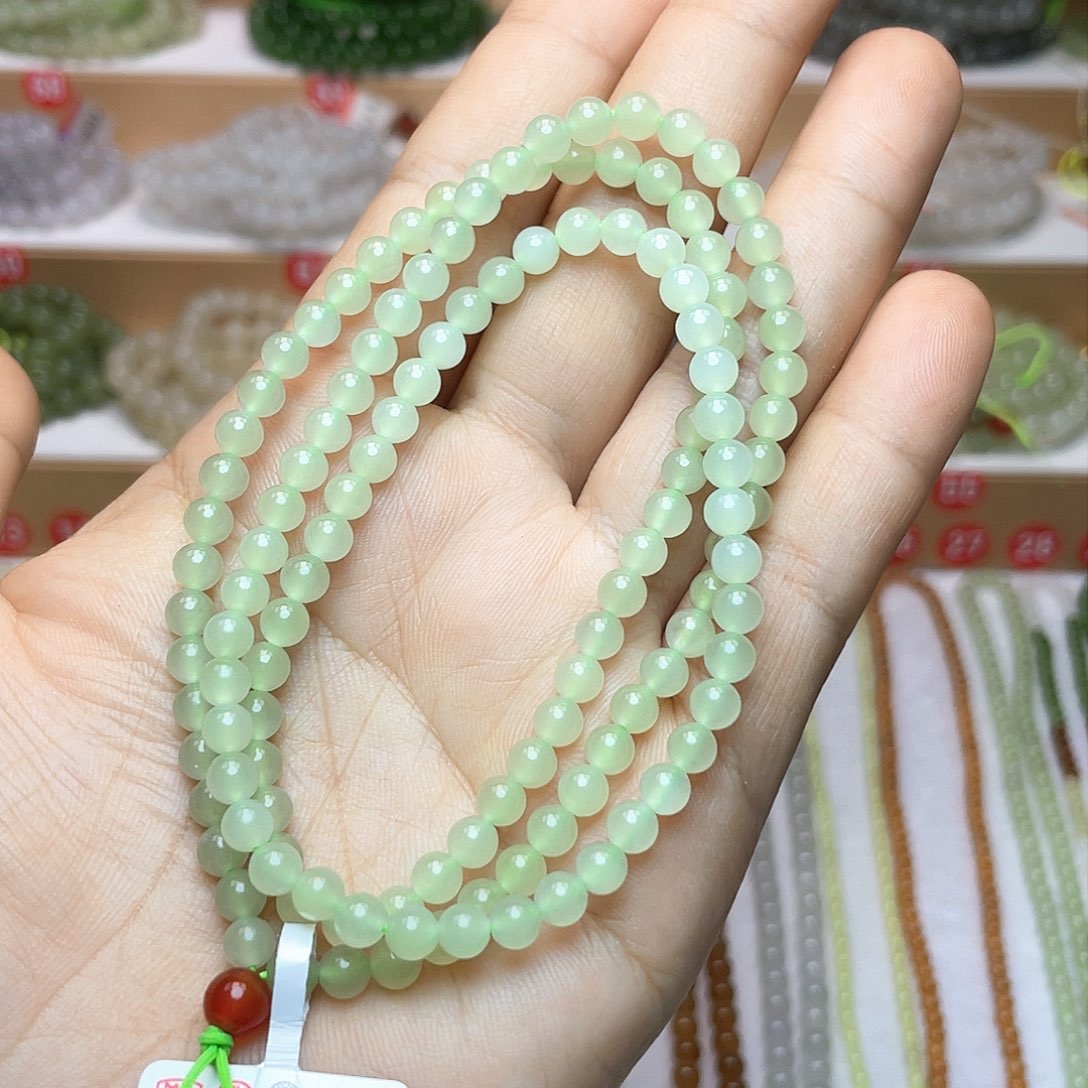 和田玉颈饰未镶嵌5mm