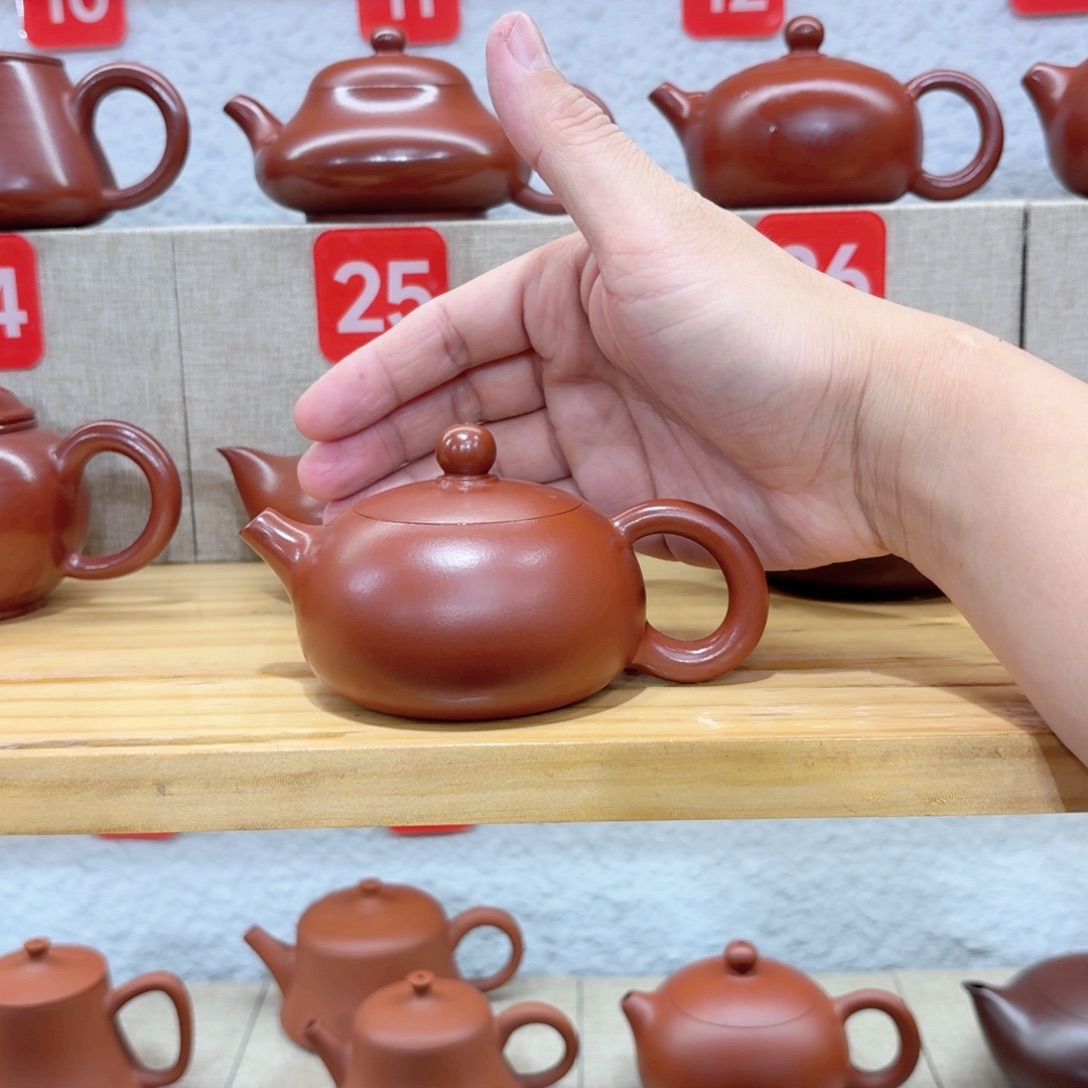 忠***茶壶紫砂110毫升精工