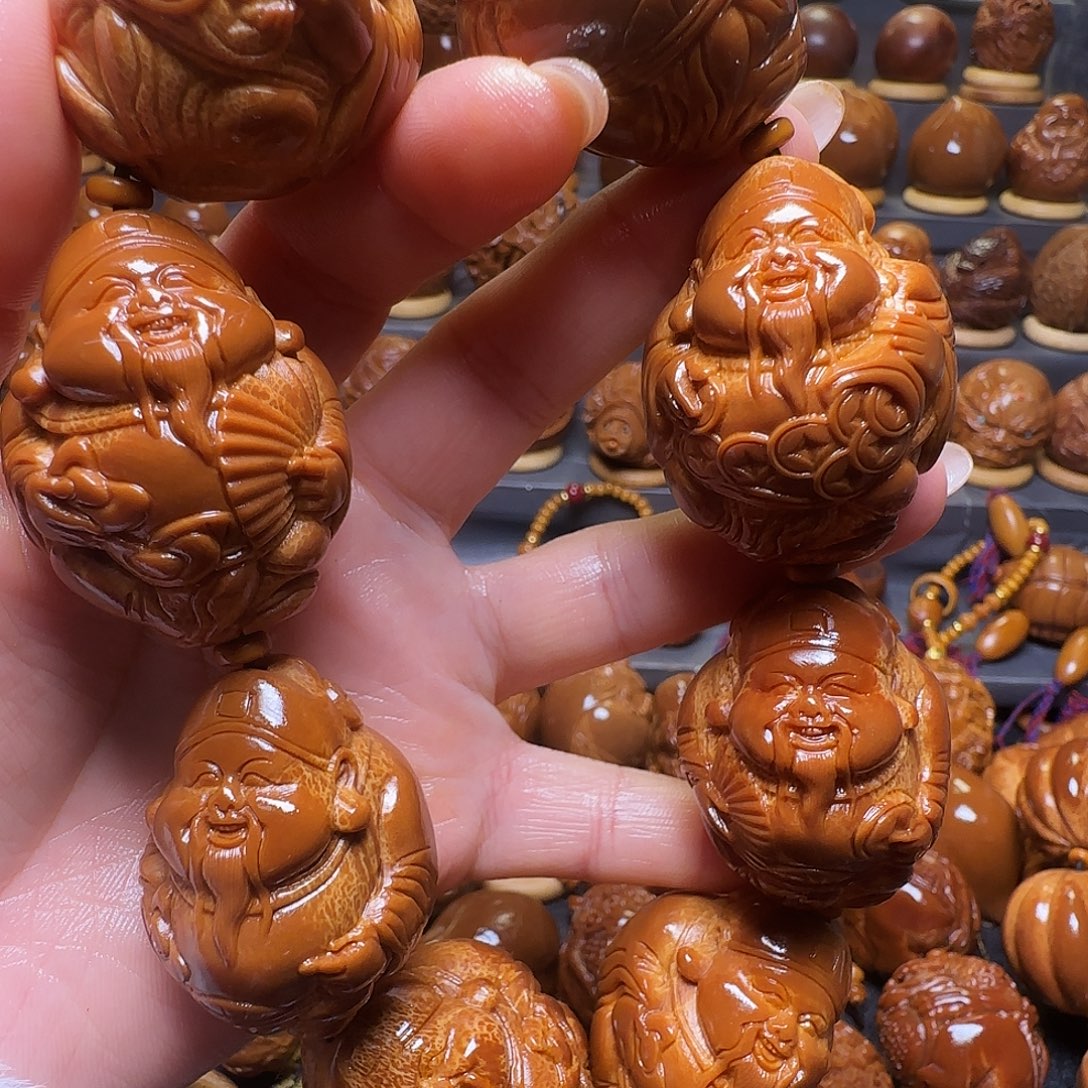 禄***肉手串/手链橄榄核财神3.23