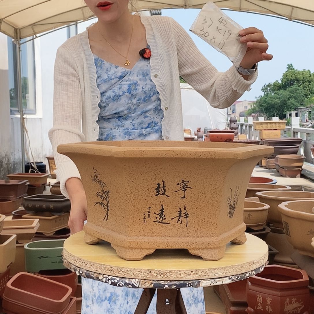 紫砂花盆紫砂花盆