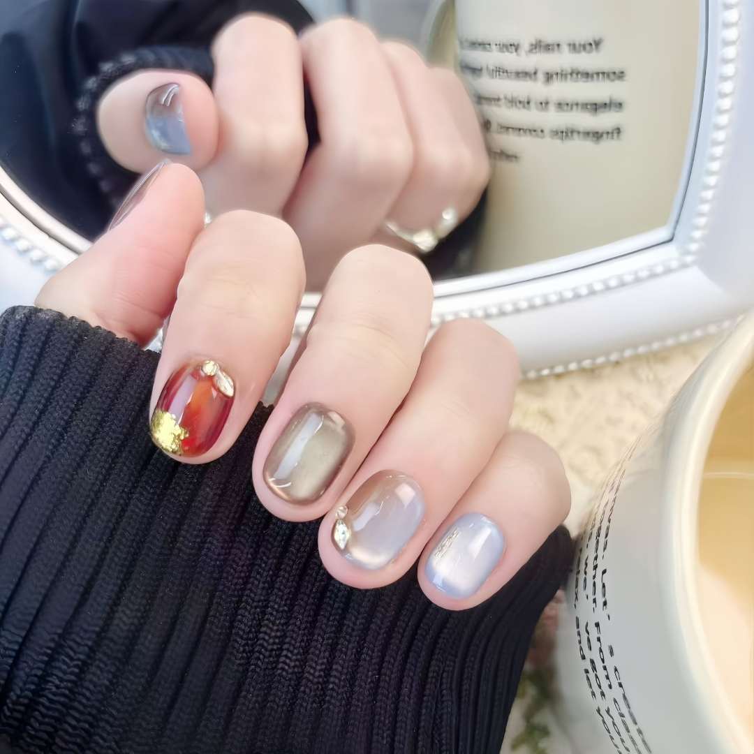 原创高级轻奢纯手工穿戴甲 