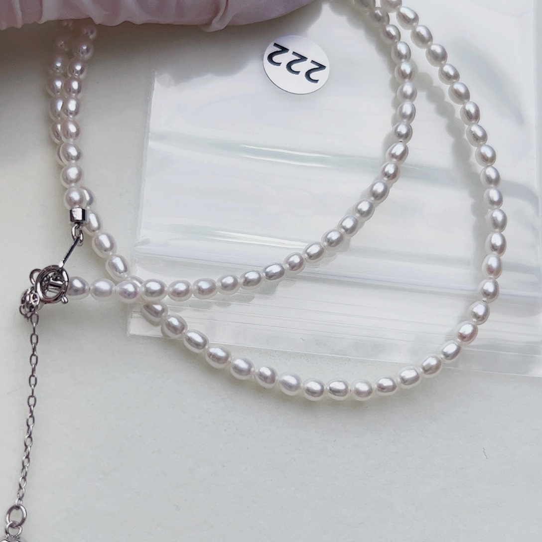 银S925镶嵌淡水珍珠耳饰