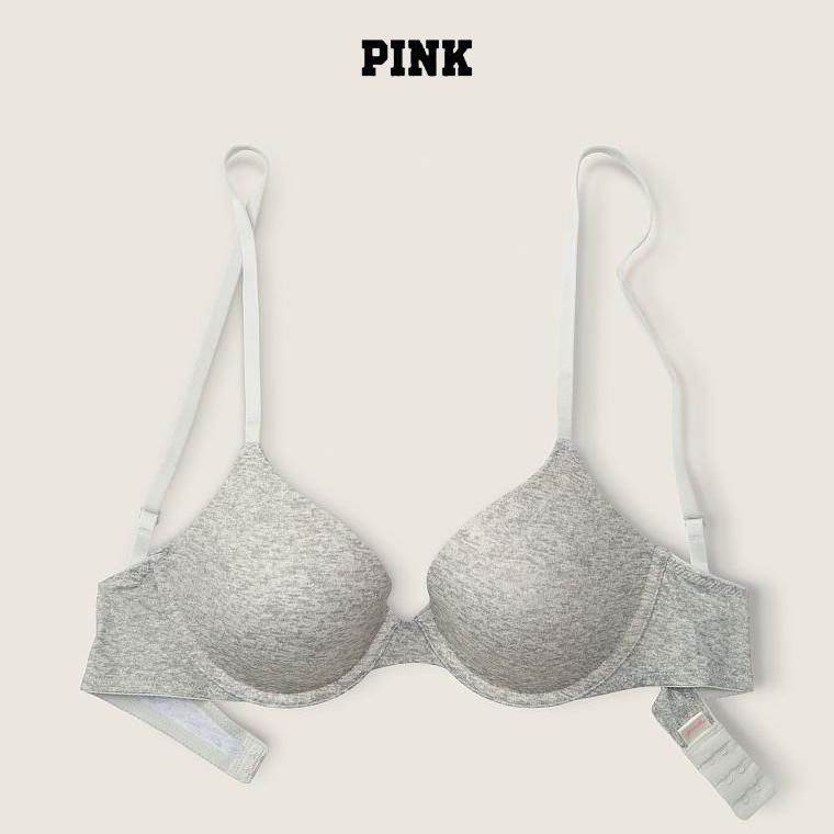 【维密PINK·聚拢文胸】欧若假日风无痕美背可调肩带小胸内衣不空杯