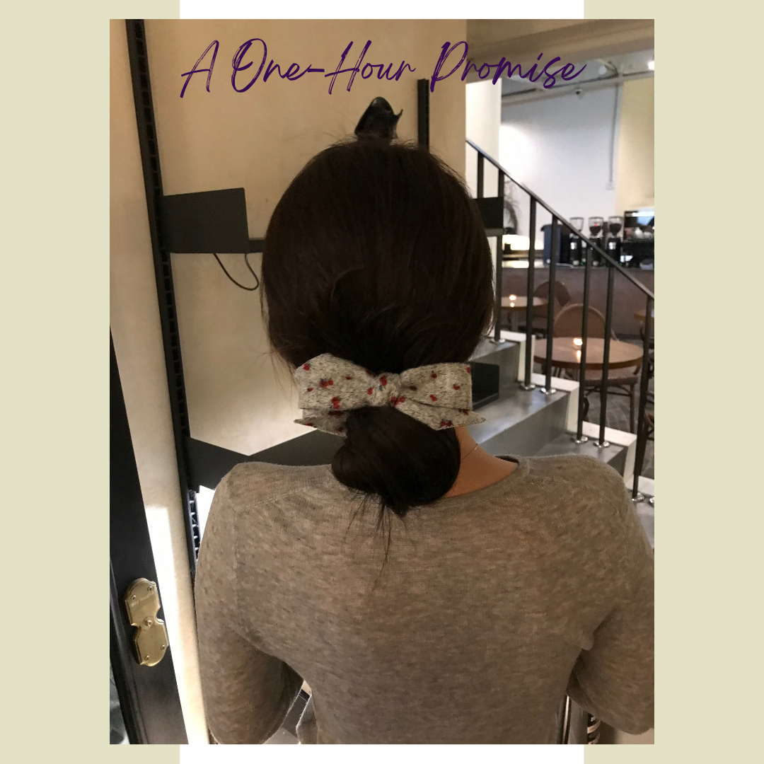 【格雷蔷薇】韩系氛围感粗针织碎花香蕉夹