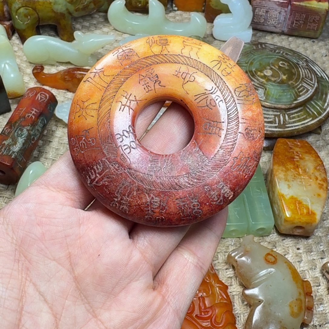 白玉菩提吊坠挂件