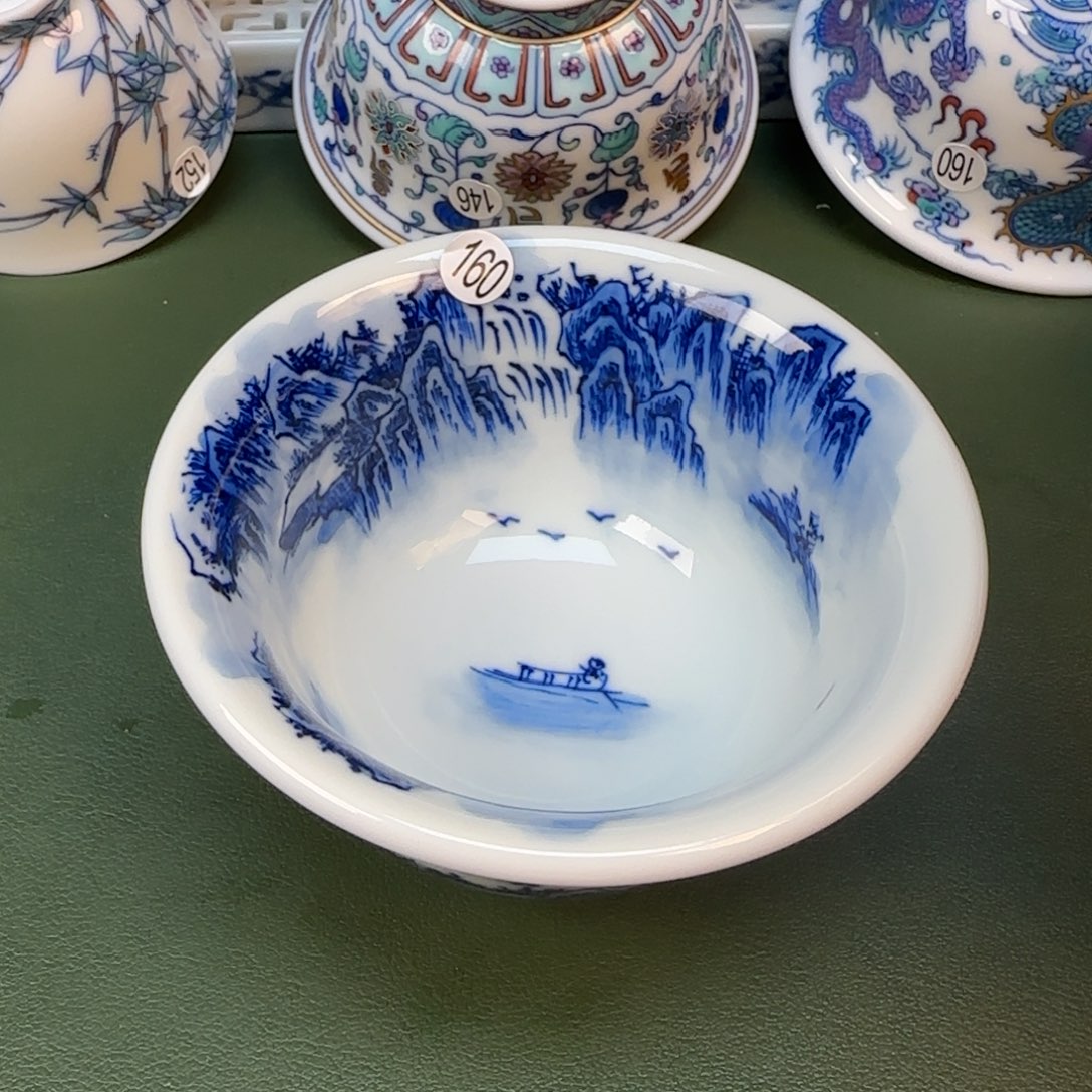 彦祖纯手工手绘茶具160