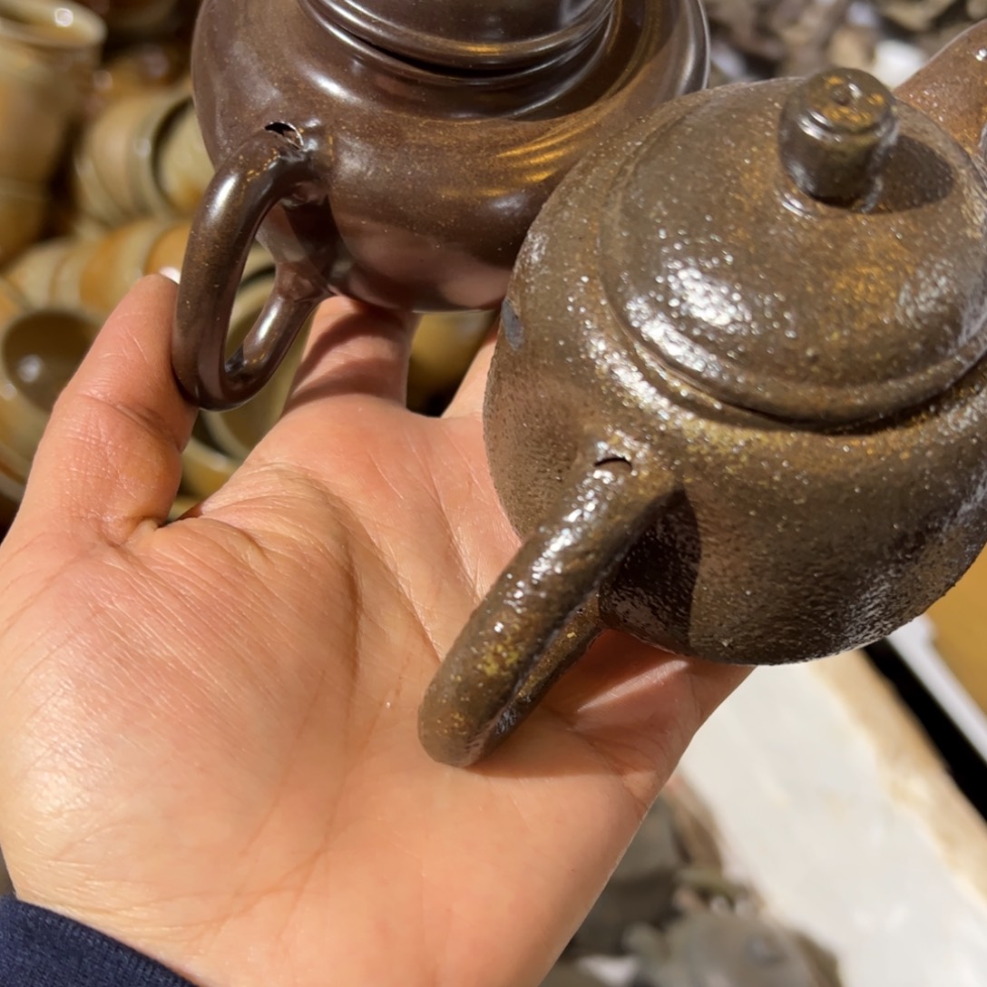 贵台龙窑柴烧茶壶11