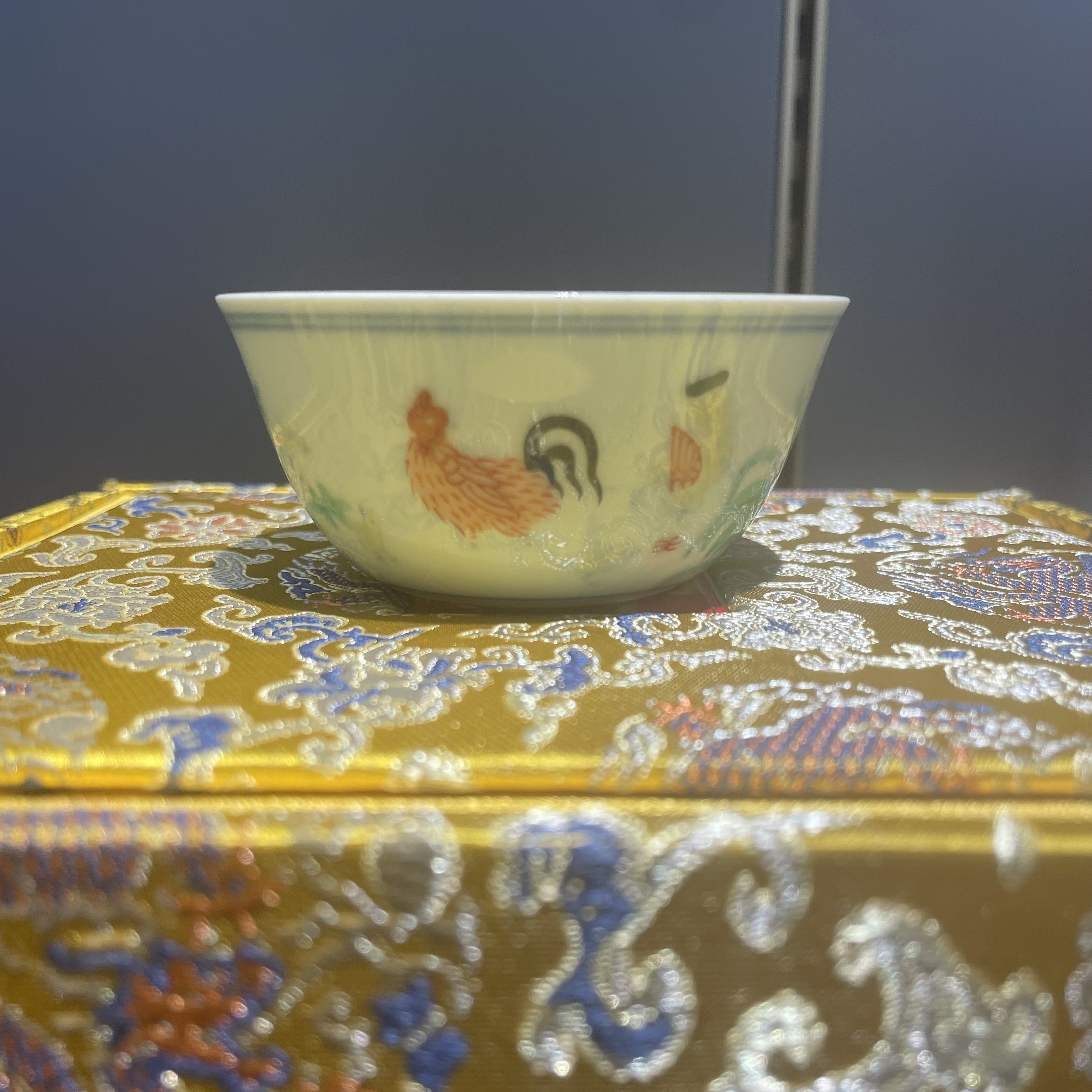 古窑专场明葫芦窑斗彩鸡缸杯