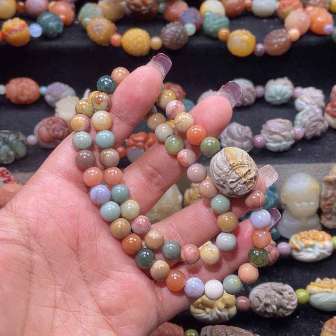 石英质玉手链未镶嵌