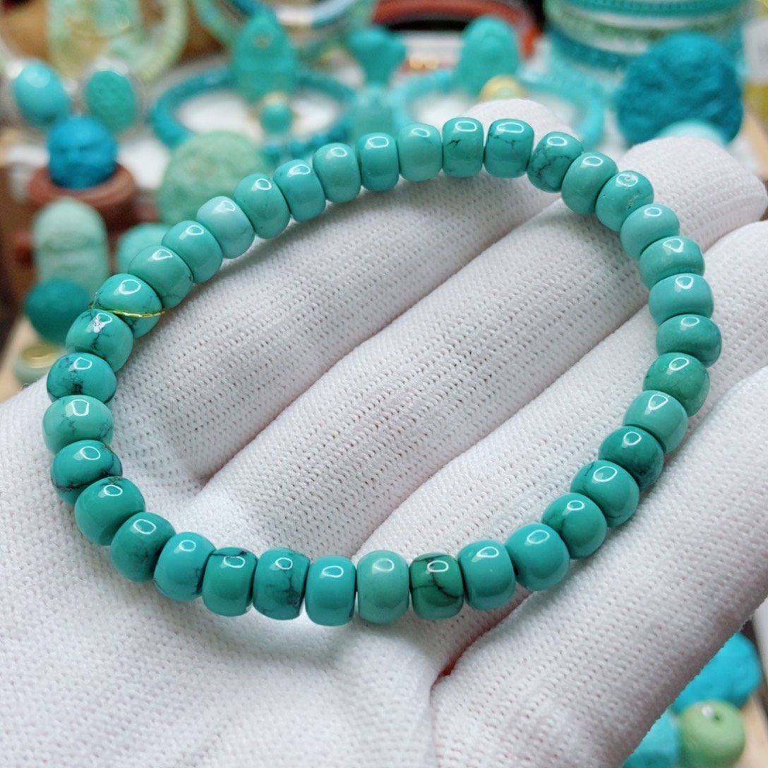 绿松石未镶嵌手串