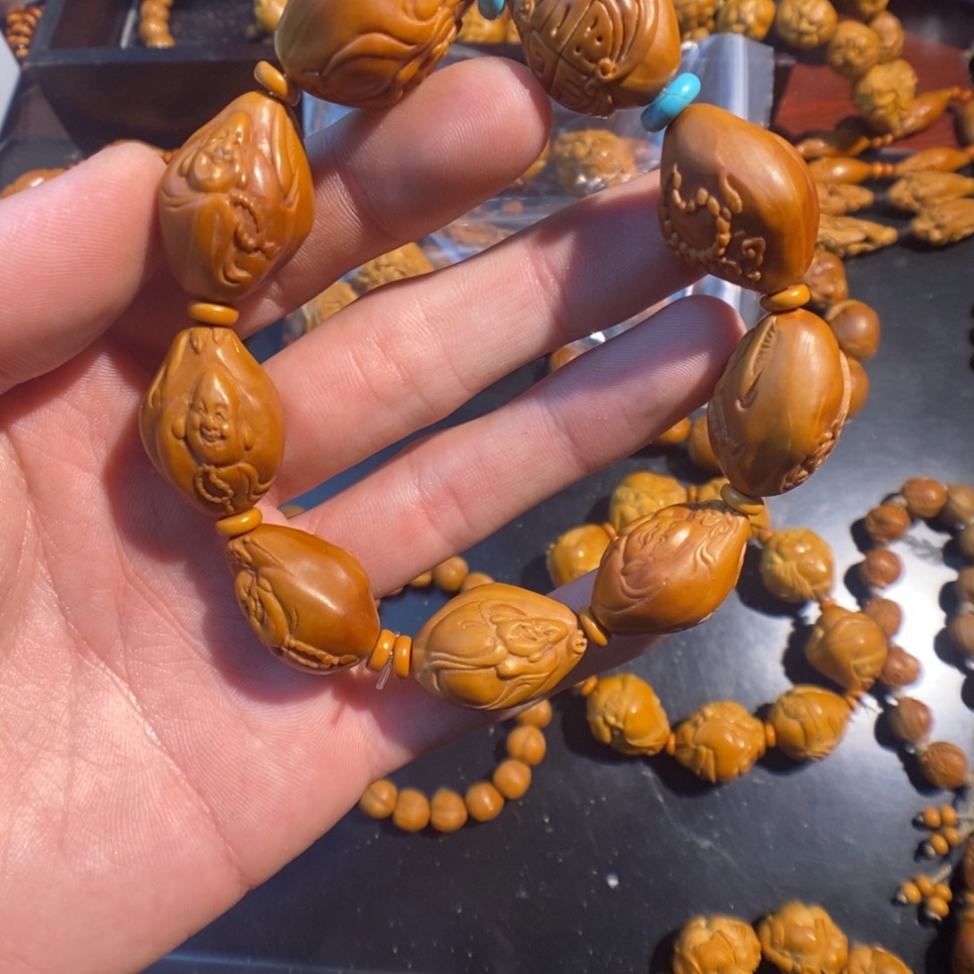 橄榄核手串/手链反油