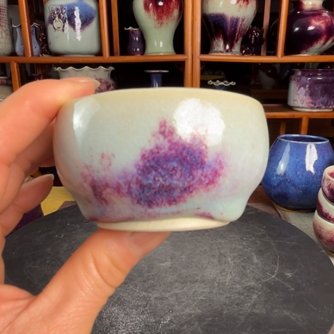 牛家钧窑牛自恒老师钧瓷杯