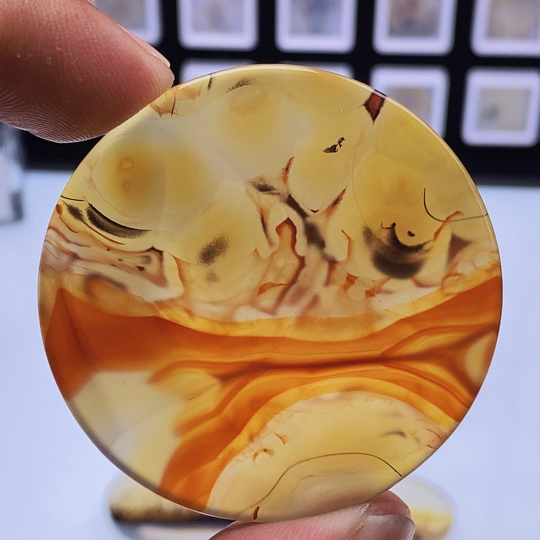 玛瑙/玉髓未镶嵌吊坠(不含链)1017