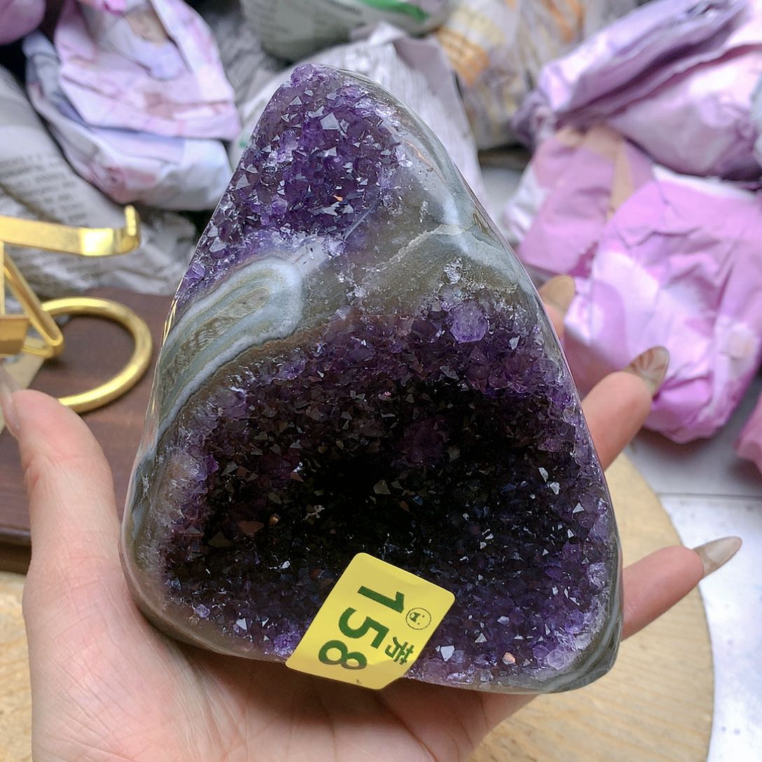 紫晶大型摆件（非配饰）未镶嵌