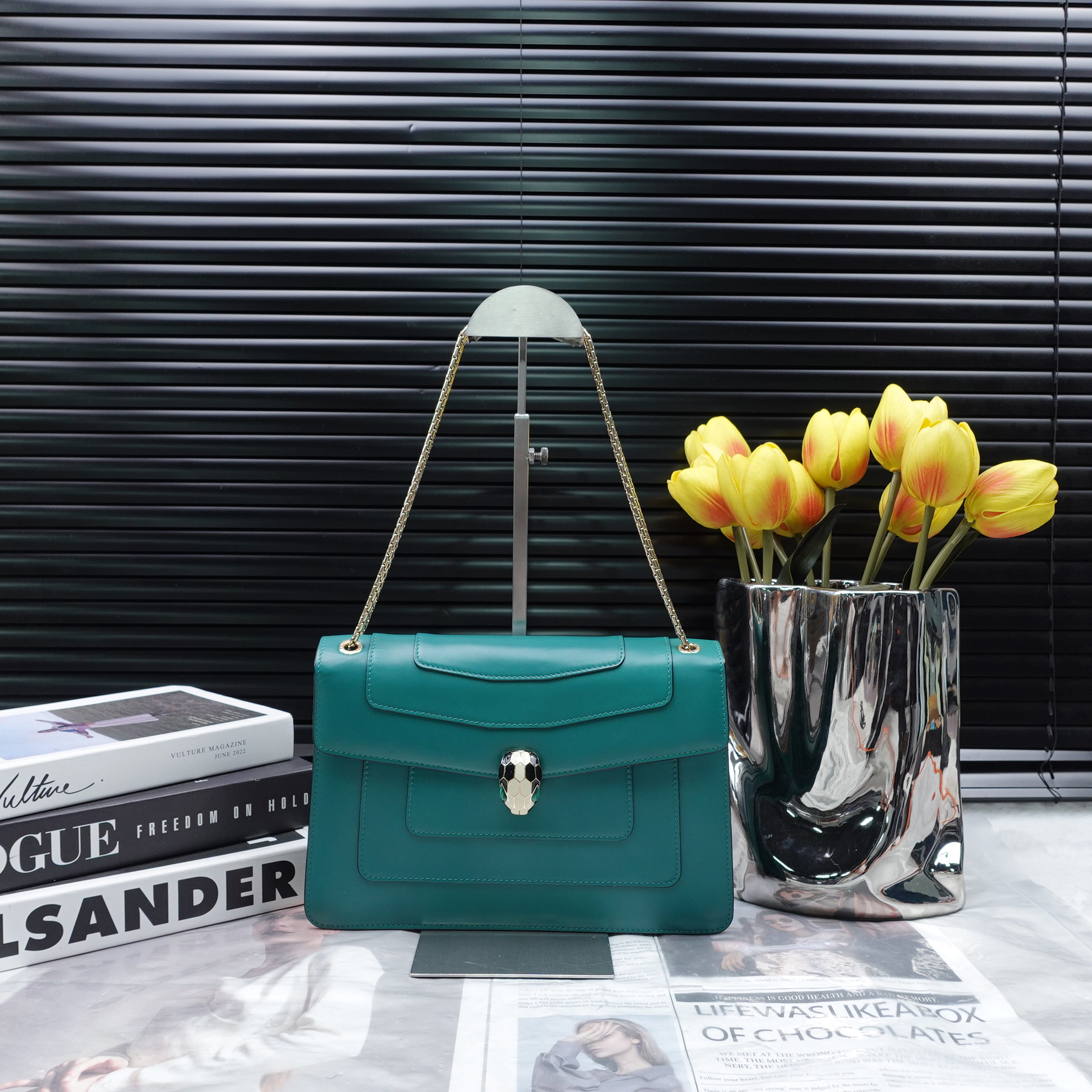 95新 BVLGARI/宝格丽 单肩包/T20344068