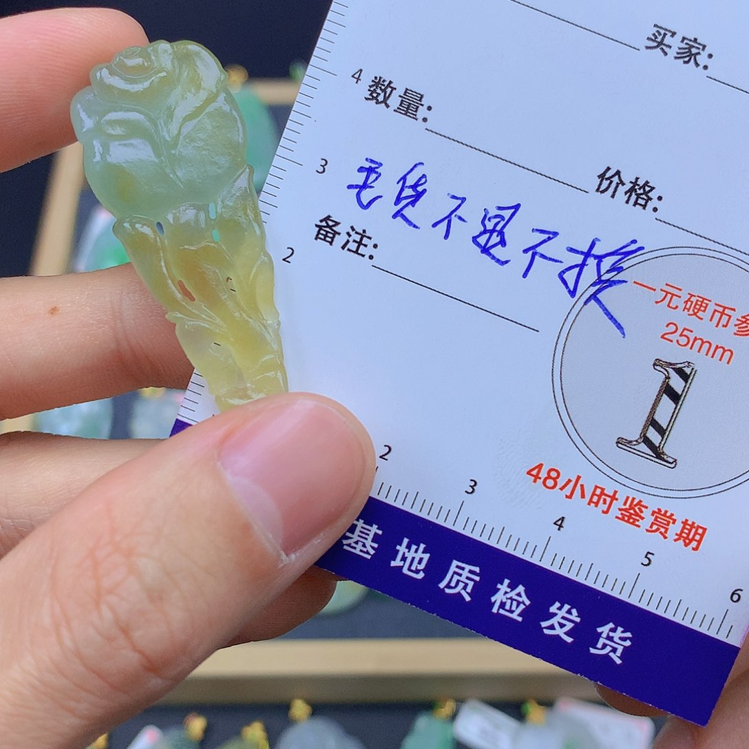 翡翠颈饰未镶嵌翡翠