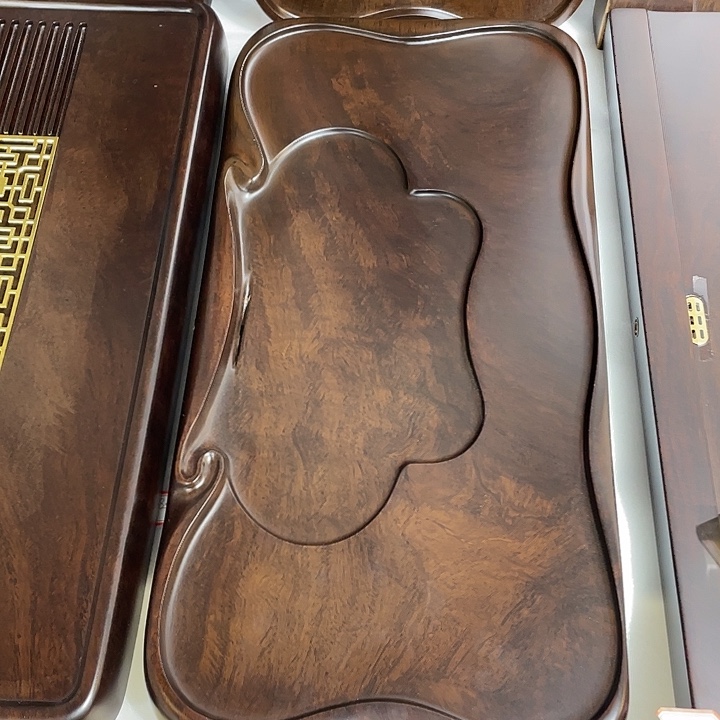 非洲进口黑檀木茶盘