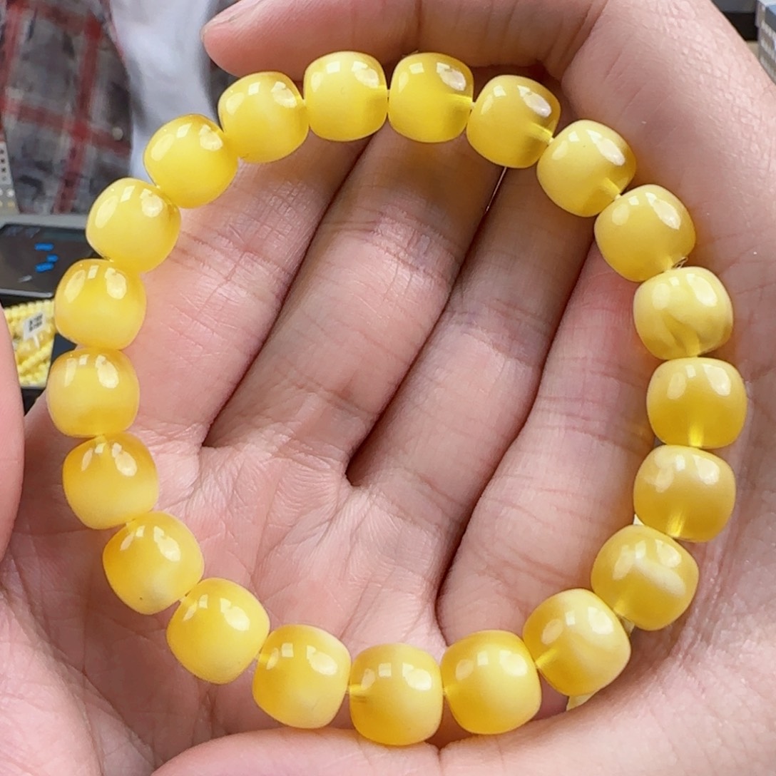 琥珀裸石未镶嵌蜜蜡