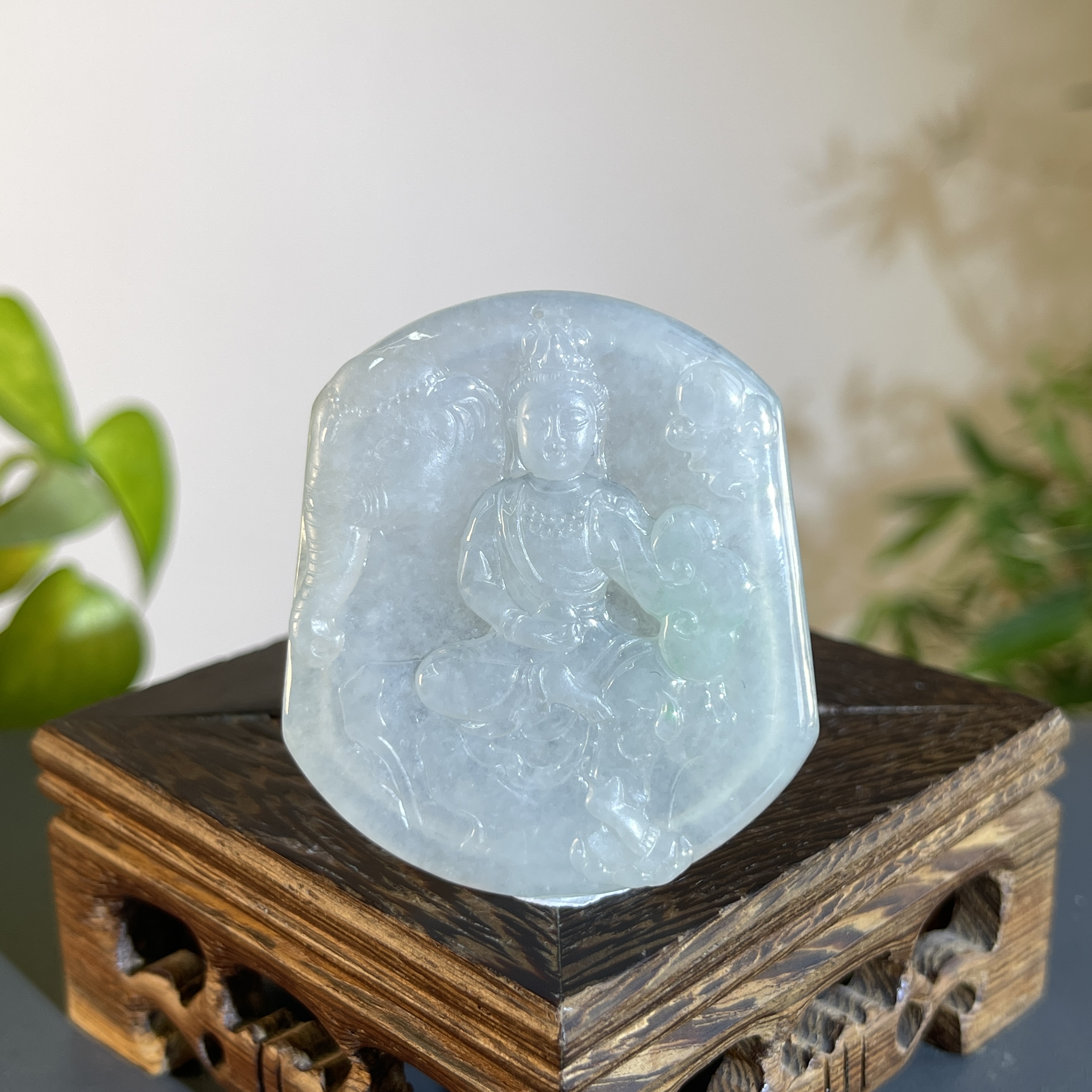 JTB21-84 天然翡翠缅甸A货 普贤