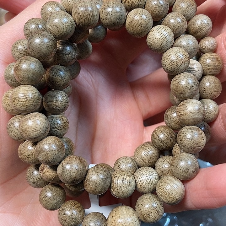 沉香手串天然野达拉干0.9，29克，90