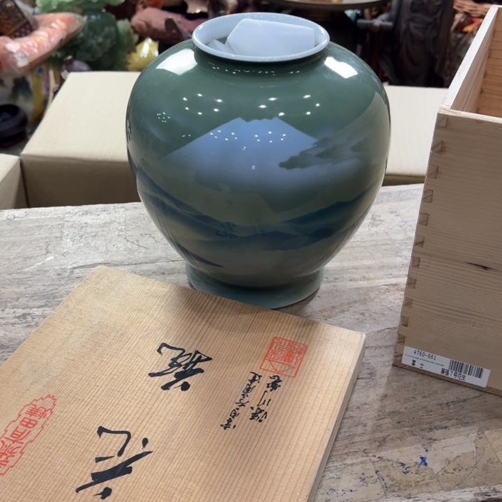 陶瓷古美术置物摆件