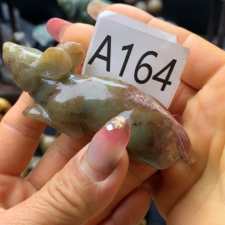 和田玉未镶嵌车挂