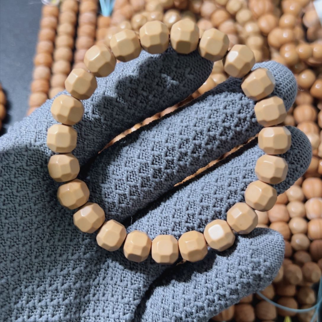 猴头核桃吊坠清*.六方猴头手串无暇