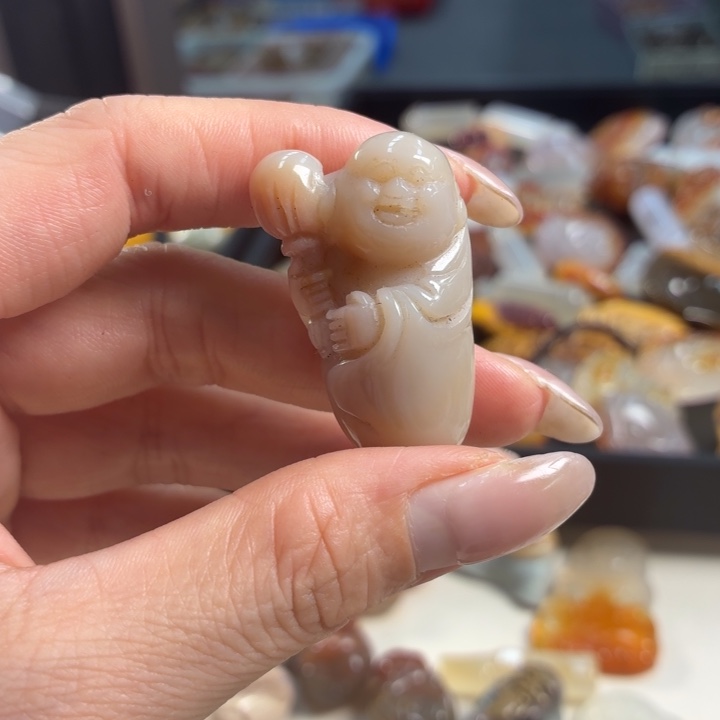 玛瑙/玉髓吊坠(不含链)未镶嵌