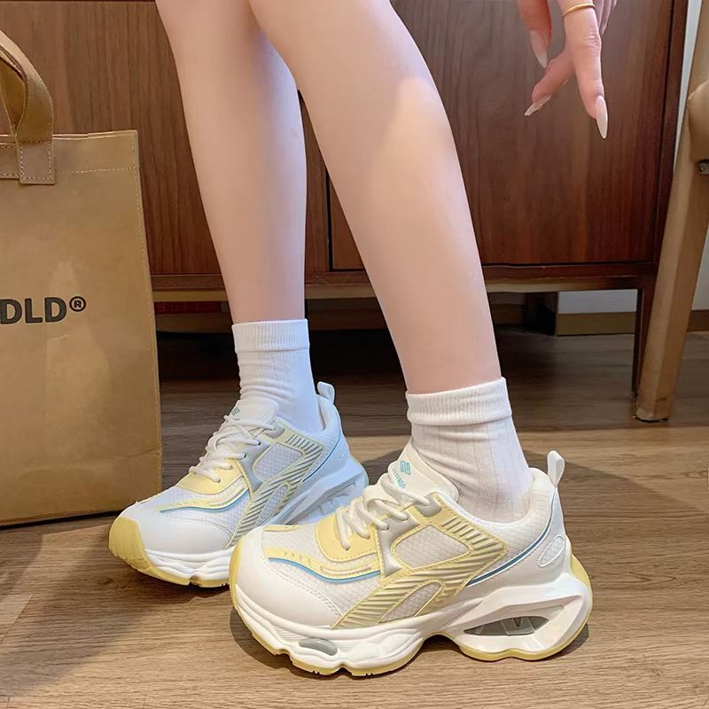 616-2厚底老爹鞋女款2025秋季新款透气时尚百搭
