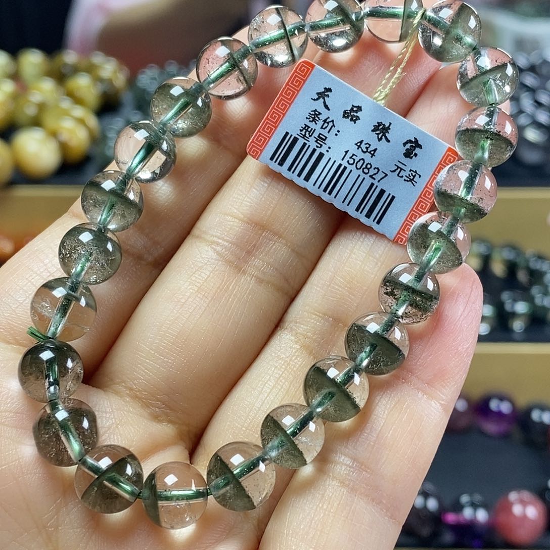 水晶手链未镶嵌绿幽灵手链150827